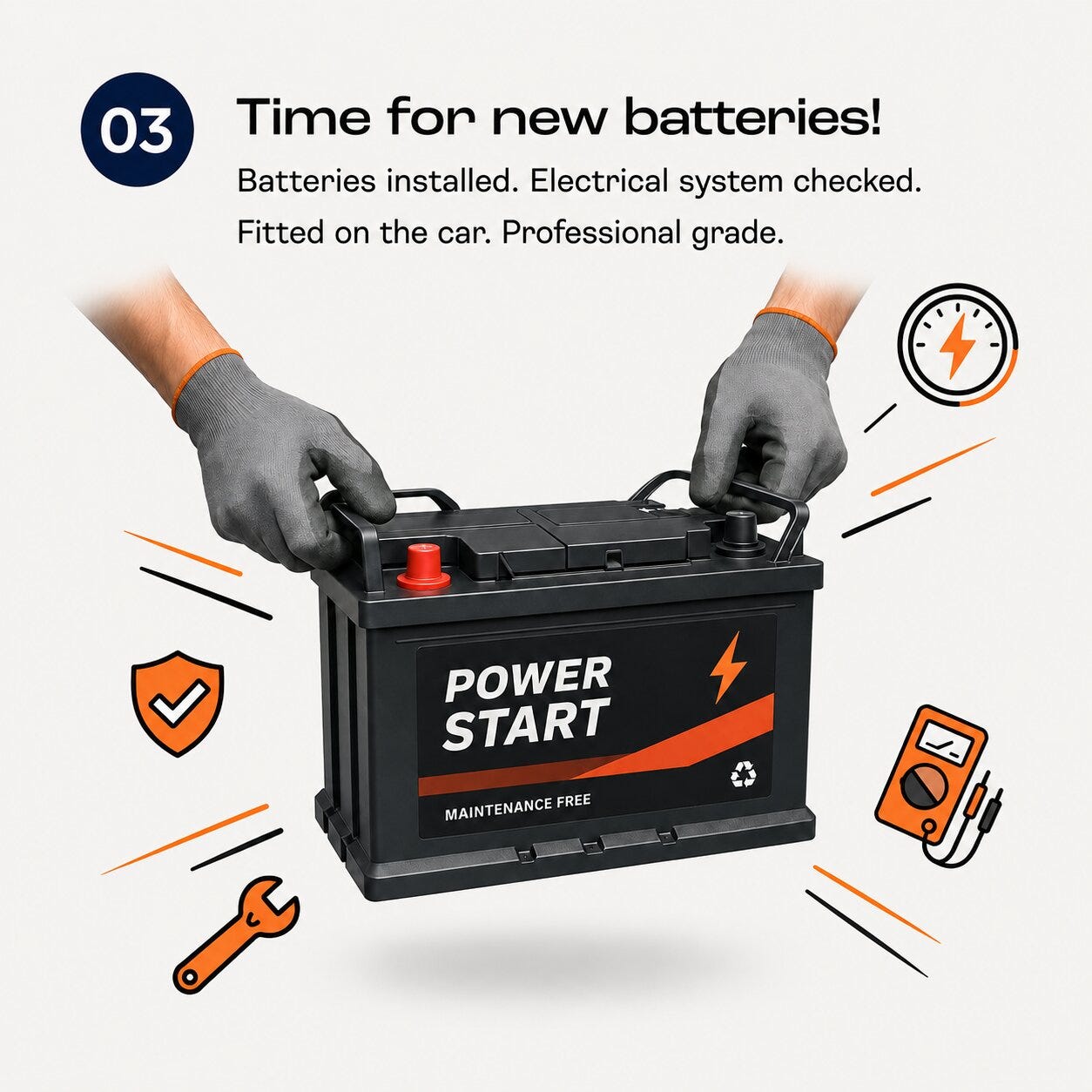 New battery installed
