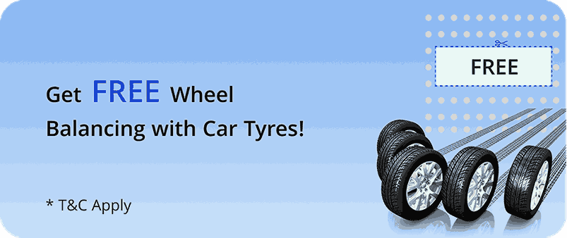 Get Free Wheel balancing on car tyres